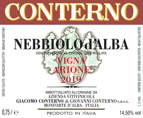 Nebbiolo d'Alba Arione 2020